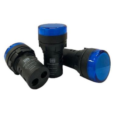 Imagem de Sinaleiro Monobloco 22mm 24Vca/Vcc CEWSM4E26 Azul Weg