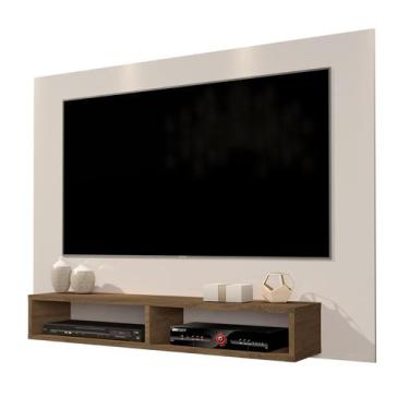 Imagem de Painel Para TV Sala Com Dois Nichos Ipanema - Giga Móveis - gigamoveis