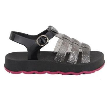 Imagem de Sandalia Papete Feminina Infantil Preta-Feminino