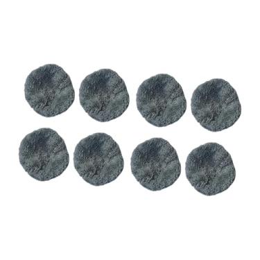 Imagem de ＫＬＫＣＭＳ Limpeza de pano para limpador de janelas Tampa de robô de robô leve substituto reutilizável Substituição para a janela de vidro de telha da porta, Dary Cinza 8 Peças