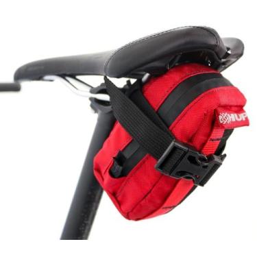 Imagem de Bolsa de Selim HUPI Top Preto/Vermelho, Vermelho, Preto