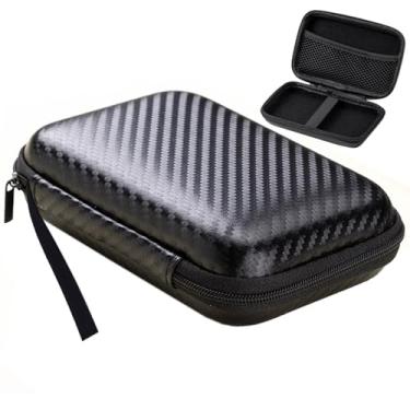 Imagem de QFDSHOPCO Estojo rígido para calculadora, estojo portátil para transporte de viagem, compatível com calculadora financeira HP 12C 12CP (apenas capa)