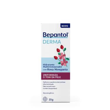 Imagem de Bepantol Derma Hidratante Multirrestaurador com Rosa Mosqueta Uniformiza Tom da Pele 20g