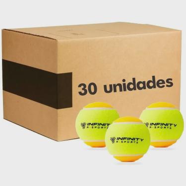 Imagem de Bola De Beach Tennis Bolinha Tomahawk - Pack Com 30 Unidades