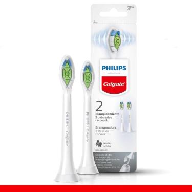 Imagem de Refil para Escova Elétrica Philips Colgate SonicPro Branqueadora com 2 unidades