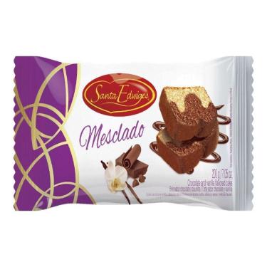 Imagem de Bolo Baunilha Mesclado Chocolate Santa Edwiges 200g Macio
