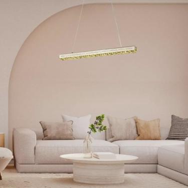 Imagem de Pendente Led Strip Retangular 12W 4000k 620x40 Tokyo TKYG62412W4KRTPD Bronzearte