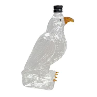 Imagem de DimyFew Whisky Decanter exclusivo Garrafa de cerveja de decantador de vidro para bebida de champanhe de cerveja de uísque, Base Quadrada