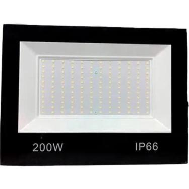 Imagem de Refletor Led Holofote 200W A Prova D'Água Branco Frio 6500K