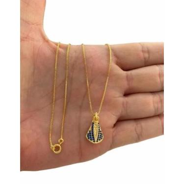 Imagem de Cordão Banhado a Ouro 10 milésimos 50cm Dourado - Tojoia18k - Vip Jóia