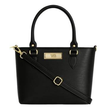 Imagem de Bolsa Feminina Lorena + Alça Removível Com Regulagem Willibags.(Preta)