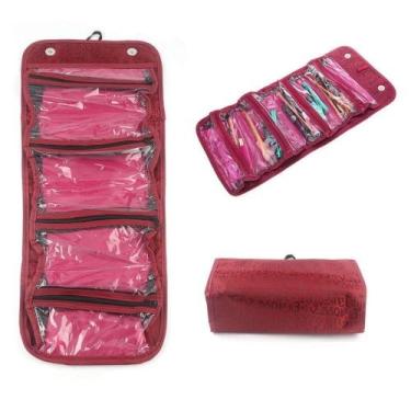 Imagem de Bolsa viagem dobravel frasqueira necessaire 4 divisorias - Yeet