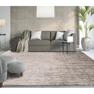 Imagem de Tapetes grandes e abstratos simples para sala de estar, quarto, decoração de casa, sofá, mesa, área, entrada moderna (200x250 cm, 78,7x98 pol./Sem fiapos 8)