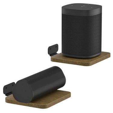 Imagem de Aiweiwa Suporte de parede para alto-falante universal para a maioria das prateleiras de alto-falante, prateleira de parede ajustável para Bose, LG, Sonos, Sony, Klipsch, JBL, prateleiras de parede