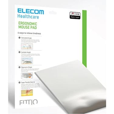 Imagem de Mouse pad ELECOM "FITTIO" de alto tipo/reduz a fadiga do pulso e a dor/preto MP-116BK