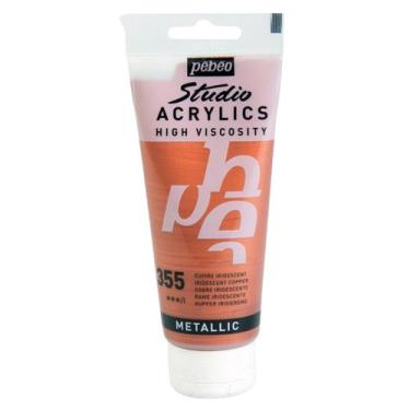 Imagem de Tinta Acrílica Pébéo 100ml 355 Iridescent Copper
