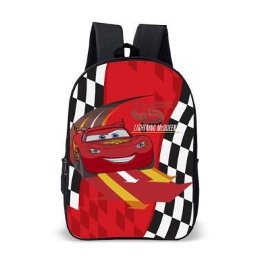 Imagem de Mochila Escolar Avulsa Infantil Unissex Menino E Menina Tema Corrida C