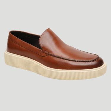 Imagem de Sapato Social Slip On Sapatilha Masculina Casual Em Couro Macio Confor