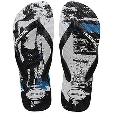 Imagem de Chinelo Top Twin Fin, Havaianas, Adulto Unissex, Preto, 35/36
