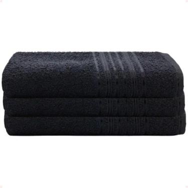 Imagem de Jogo de 3 Toalhas de Rosto Lyra 45 x 70 Camesa Para Hotel Pousada Salã