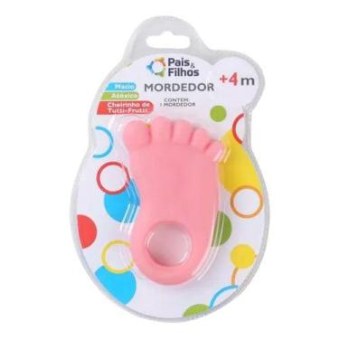 Imagem de Mordedor Pais e Filhos Pézinho - Rosa Bebê