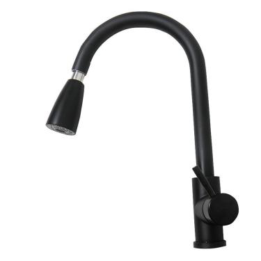 Imagem de Torneira Goumet Pull Down Monocomando Agua Quente E Fria Bancada Cozinha