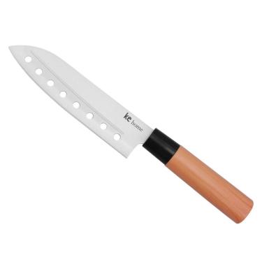 Imagem de Faca Santoku Alveolar Japan Lâmina Aço Inox Profissional