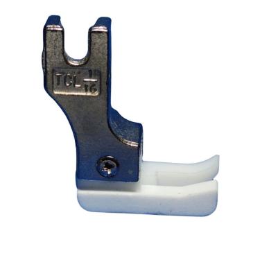 Imagem de Pé Calcador De Teflon Pesponto Compensado Para Maquina Reta Industrial Lado Esquerdo 2mm Tcl-1/16e