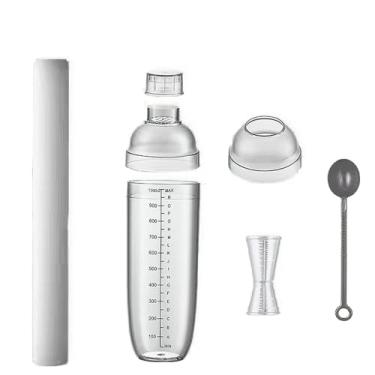 Imagem de YJGMY Conjunto De Coqueteleira, Chá Gelado, Liquidificador Com Balança, Barra Transparente, Ferramenta Para Misturar Vinho Em Casa (1000 Cc)