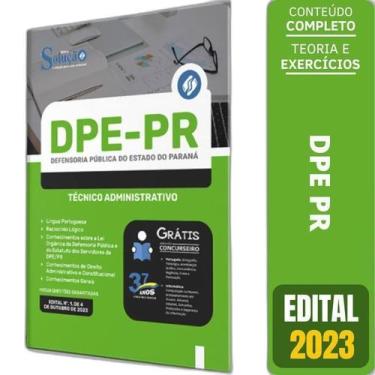 Imagem de Apostila Dpe Pr 2024 - Técnico Administrativo - Editora Solucao