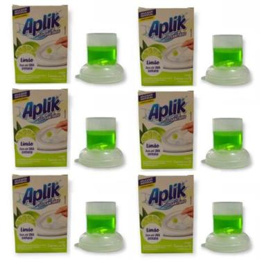 Imagem de 6 Gel Sanitário Adesivo Vaso Lavanda Marine Limão Floral Pinho Eucalip