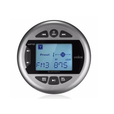 Imagem de Rádio Marinizado Vx230 Bluetooth Am/Fm Cinza Lancha - Abrolhos Náutica