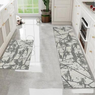 Imagem de Jogo Tapete Cozinha Antiderrapante 48x60 48x120 Oa Ptk Vr - IDEALIZA, 