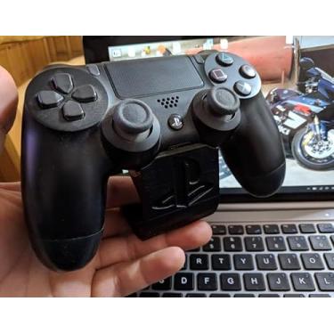 Imagem de Suporte para Controle de PlayStation, Compatível com PS4, PS5 e PS2, Preto (cinza)