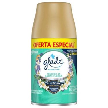 Imagem de Refil Odorizador Glade Águas Florais Automatic 260ml, Frescor de Águas