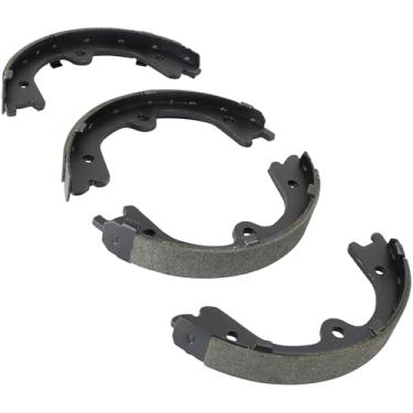 Imagem de QUALITY-BUILT Premium - Substituição original da sapata de freio de estacionamento traseiro para 2004-2024 INFINITI/Nissan/Suzuki (Frontier, FX35, FX37, FX50, GT-R, M56, Murano, Pathfinder, Q50, Q60