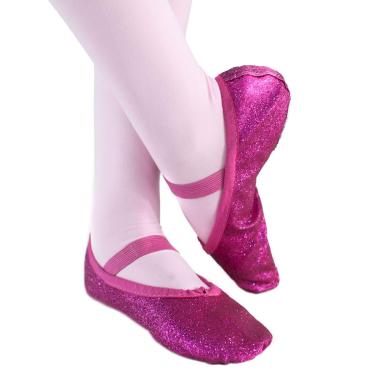 Imagem de Sapatilha Meia-Ponta Glitter Adulto Só Dança AF22D, Pink, 33