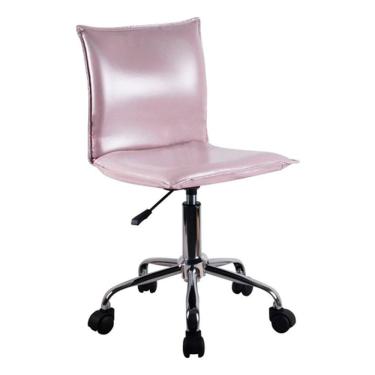 Imagem de Cadeira Escritorio Giratoria Office Metalica - Rosa