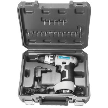 Imagem de Parafusadeira Furadeira 7,2 V 20 peças para Uso Doméstico com Maleta Tramontina