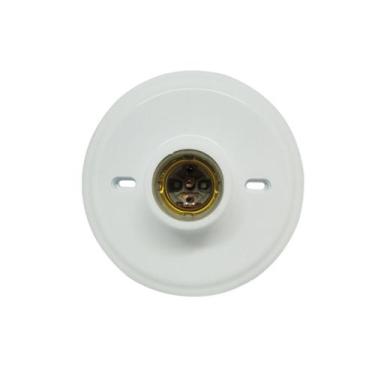 Imagem de Plafon Foxlux Plast Br Soq E-27 Porcelana Blister 4014 - FOX LUX