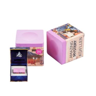 Imagem de KONLLEN Giz de bilhar nano tecnologia de taco de bilhar para torneios profissionais dedicado giz de sinuca excelente desempenho, reduz o erro, durável, baixa deflexão, rosa (2 peças)