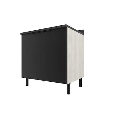 Imagem de Balcão Duplo Bartira Rubi com 2 Portas, 1 Prateleira e 80,1cm de Largura