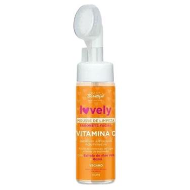 Imagem de Face beautiful - mousse facial c/ esponjinha lovely 150ml, VITAMINA C