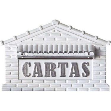 Imagem de Caixa Carta Pvc Real Branco Ouro - 04p