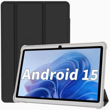 Imagem de Tablet HNVHNV Android 15 7 polegadas 9 GB RAM 32 GB ROM 1 TB preto