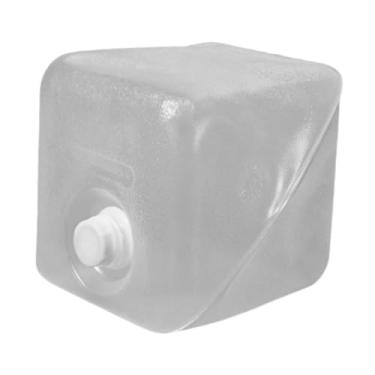 Imagem de UGPLM Recipiente de água dobrável, jarra, cantil, equipamento de sobrevivência reutilizável, tanque de água dobrável versátil para mochilão, 20l Sem Torneira