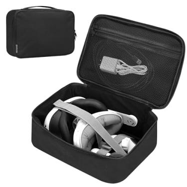 Imagem de KISLANE Estojo de Transporte Macio Compatível com Oculus Meta Quest 3S/Quest 3/Quest 2 Oficial Original, Estojo de Armazenamento para Fone de Ouvido Meta Quest 3/3S Adequado para Viagens, Casa, Ao Ar