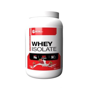 Imagem de Whey Protein Isolate Isolado 900G - Morango - Iron Labs
