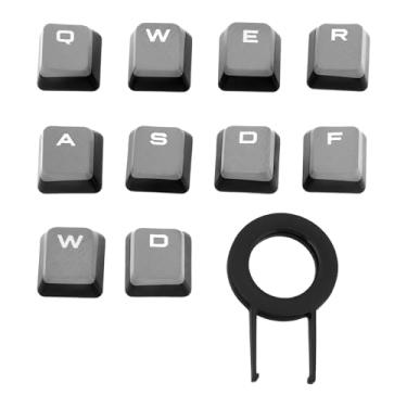 Imagem de Micro Traders 10 Keys Keycaps with Switch Puller Compatible with Corsair K70 K95 K65 K70 MK.2 K90 K100 RGB and Other MX Switch Mechanical Keyboards