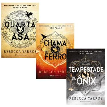 Imagem de Kit 3 Livros físicos, Quarta asa Livro 1 + Chama de Ferro Livro 2 + Te
